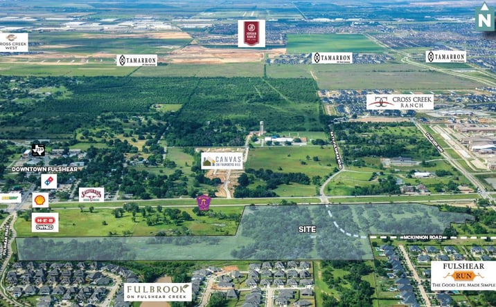 Pictures of Land property located at WESTPARK TOLLWAY (FM 1093) @ KATY-FULSHEAR ROAD, Fulshear, TX 77441 for sales - image #1