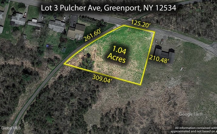 Pictures of Land property located at Lot 3 Pulcher Ave, Greenport, NY 12534 for sales - image #1