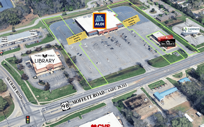 Pictures of Land property located at 9082 Moffett Rd, Semmes, AL 36575 for sales - image #1