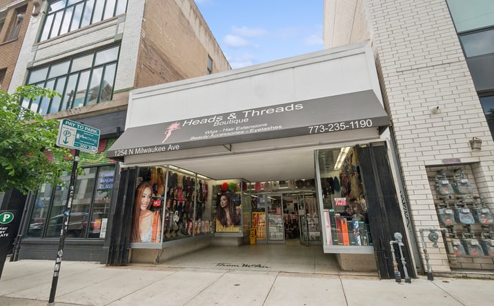 Pictures of Retail property located at 1254 N Milwaukee Ave, Chicago, IL 60622 for sales - image #1