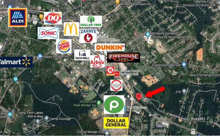 Pictures of Land property located at 264 E May St, Winder, GA 30680 for sales - image #1