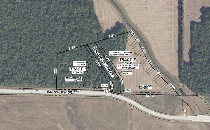 Pictures of Land property located at Innovation Dr., Tract 1, Bossier City, LA 71111 for sales - image #1