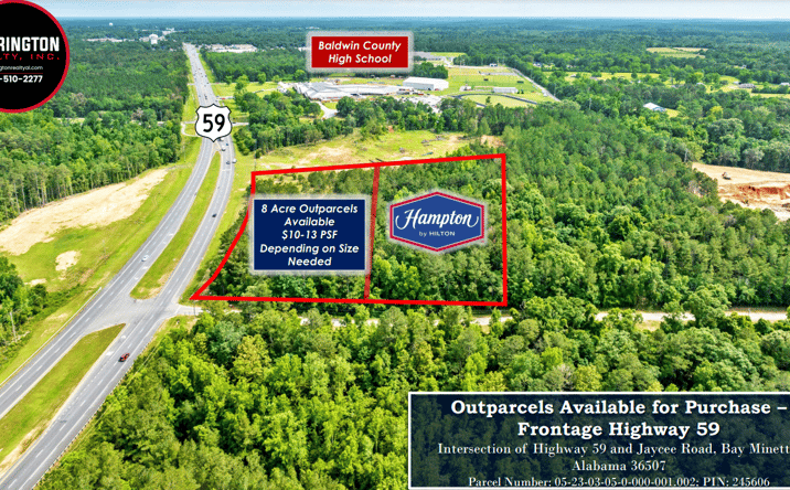 Pictures of Land property located at Charlie Kraker Rd, Bay Minette, AL 36507 for sales - image #1