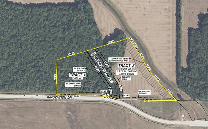 Pictures of Land property located at Innovation Drive, Tract 2, Bossier City, LA 71111 for sales - image #1
