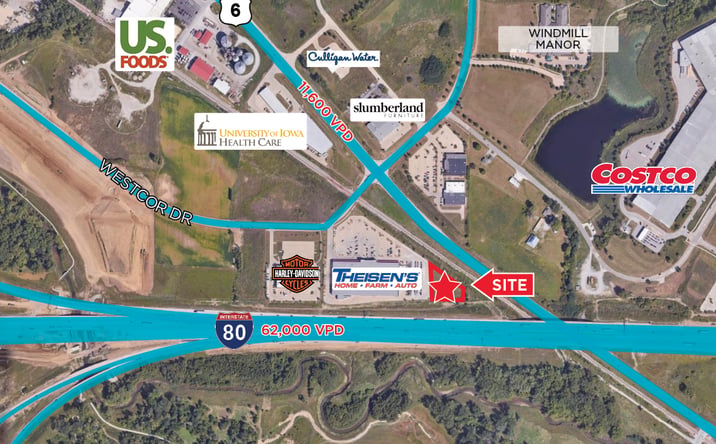 Pictures of Land property located at 100 Westcor Dr, Coralville, IA 52241 for sales - image #1
