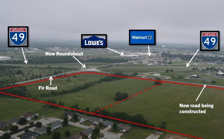 Pictures of Land property located at Fir Rd & I-49 Parcel 2, Carthage, MO 64836 for sales - image #1