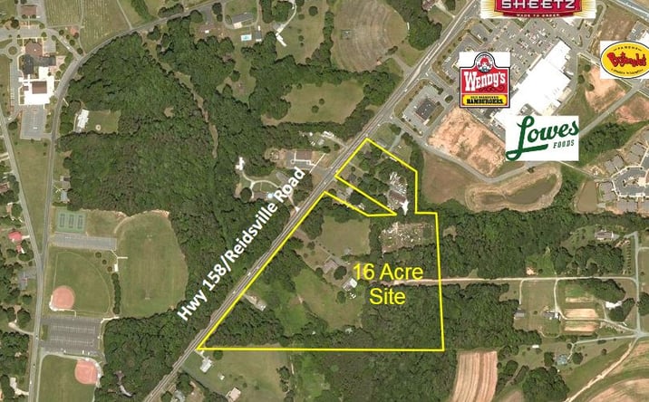 Pictures of Land property located at Highway 158/Reidsville Rd, Winston-Salem, NC 27051 for sales - image #1