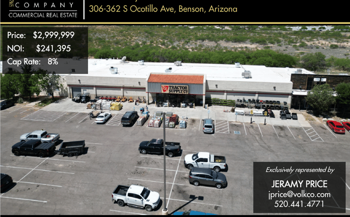 Pictures of Retail property located at 306 S Ocotillo Ave, Benson, AZ 85602 for sales - image #1