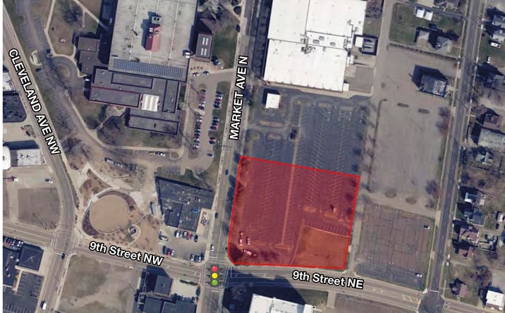 Pictures of Land property located at Market Ave N and 9th Street NE, Canton, OH 44702 for sales - image #1