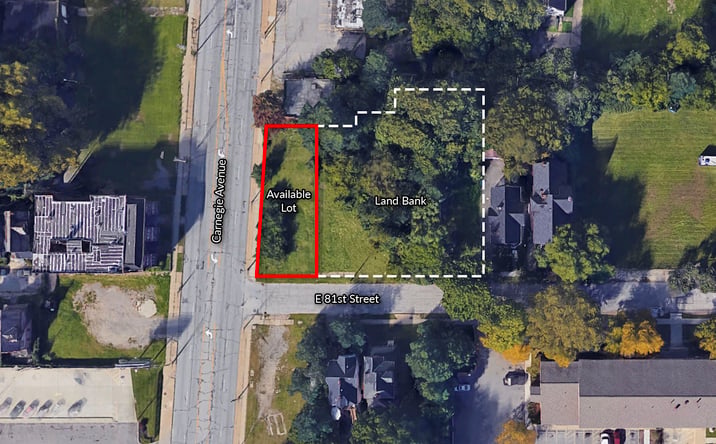 Pictures of Land property located at 8009 Carnegie Avenue, Cleveland, OH 44103 for sales - image #1