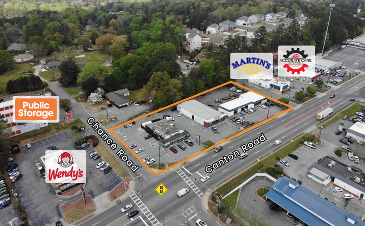 Pictures of Retail property located at 3085, 3095, 3097 Canton Rd, Marietta, GA 30066 for sales - image #1