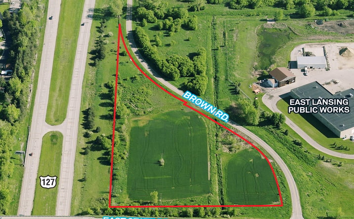 Pictures of Land property located at E State Rd (NW Quadrant State & Brown), East Lansing, MI 48823 for sales - image #1