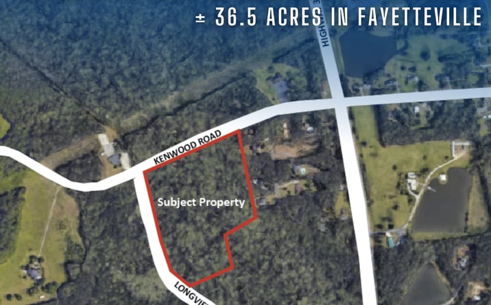 Pictures of Land property located at SE Corner of Kenwood Drive & Longview Road, Fayetteville, GA 30214 for sales - image #1