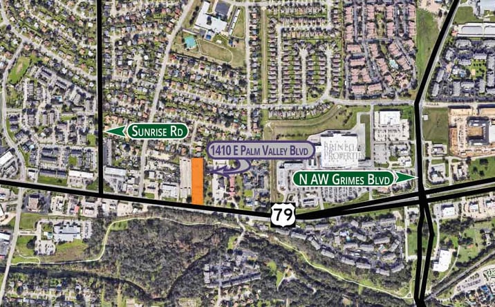 Pictures of Land property located at 1410 E Palm Valley Blvd, Round Rock, TX 78664 for sales - image #1