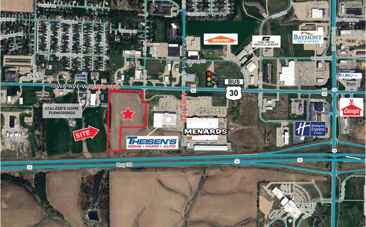 Pictures of Land property located at 602 Iowa Ave W, Marshalltown, IA 50158 for sales - image #1