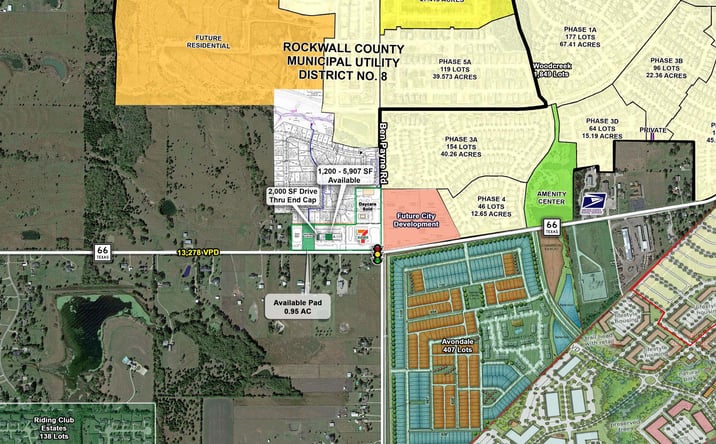 Pictures of Land property located at NWQ Of Hwy 66 & Ben Payne Road 1202, Fate, TX 75087 for sales - image #1