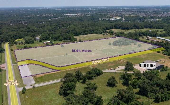 Pictures of Land property located at HIghway 72 W, Centerton, AR 72719 for sales - image #1