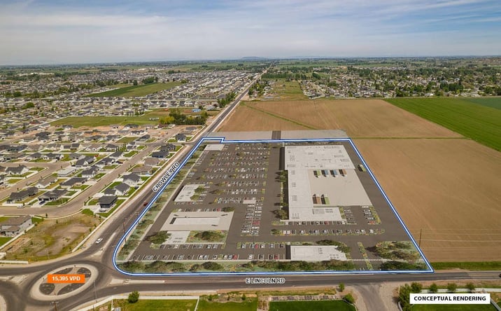 Pictures of Retail, Mixed Use, Land property located at NEC Lincoln Rd & Crowley Rd, Idaho Falls, ID 83401 for sales - image #1