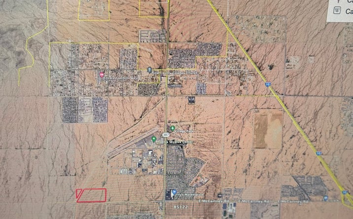 Pictures of Land property located at NW Corner Of McCartney Rd and Thornton Rd, Casa Grande, AZ 85122 for sales - image #1