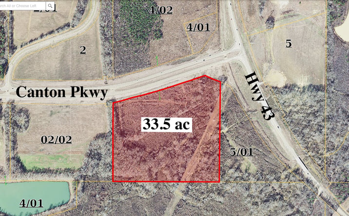 Pictures of Land property located at 0 Canton Pkwy, Canton, MS 39046 for sales - image #1