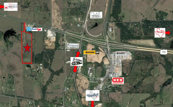 Pictures of Land property located at 51359 US-290, Hempstead, TX 77445 for sales - image #1