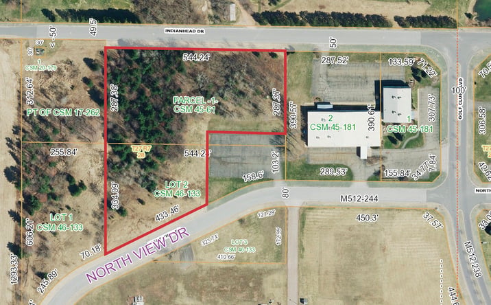 Pictures of Land property located at Indianhead Drive Lot 2, Mosinee, WI 54455 for sales - image #1