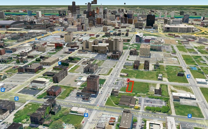 Pictures of Land property located at 620 Peterboro St, Detroit, MI 48201 for sales - image #1