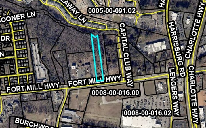 Pictures of Land property located at 224 Fort Mill Hwy, Fort Mill, SC 29707 for sales - image #1