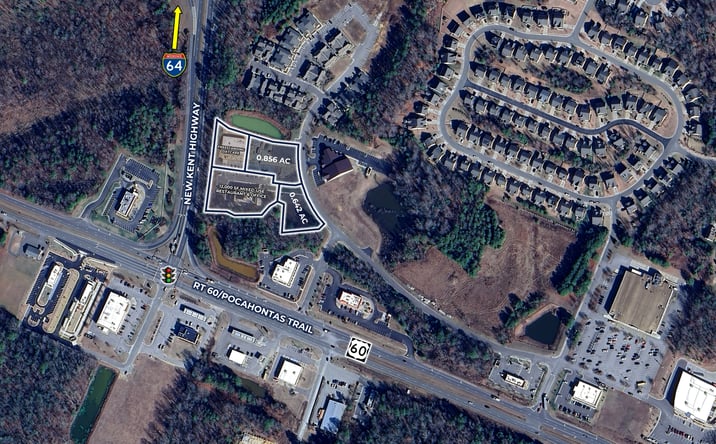 Pictures of Land property located at New Kent Hwy & Rt. 60, Quinton, VA 23141 for sales - image #1