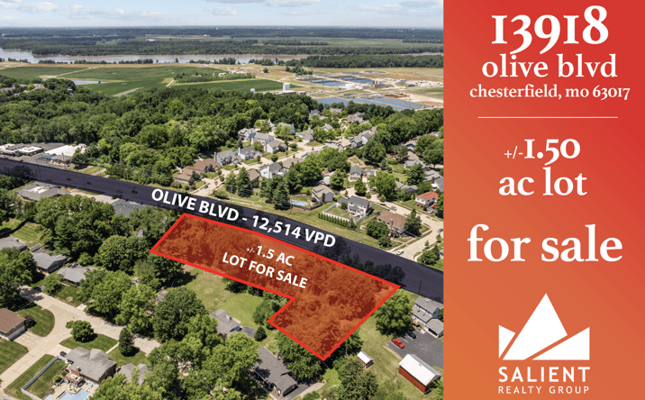 Pictures of Land property located at 13918 Olive Blvd, Chesterfield, MO 63017 for sales - image #1