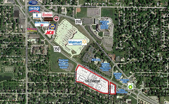 Pictures of Land property located at 350 Hwy and Hardy & Hedges Avenue, Raytown, MO 64138 for sales - image #1