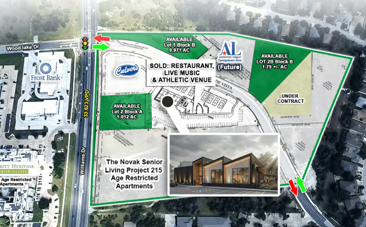 Pictures of Land property located at Nwc & Nec Williams Dr & Verde Vista Dr, Georgetown, TX 78633 for sales - image #1