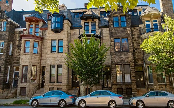 Pictures of Multifamily property located at 112 E Preston St, Baltimore, MD 21202 for sales - image #1
