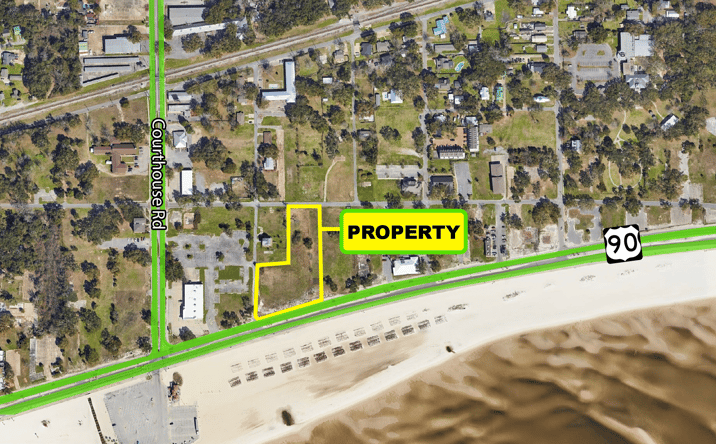 Pictures of Land property located at 512 Beach Dr, Gulfport, MS 39507 for sales - image #1