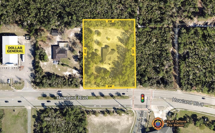Pictures of Land property located at 2988 Howland Blvd, Deltona, FL 32725 for sales - image #1