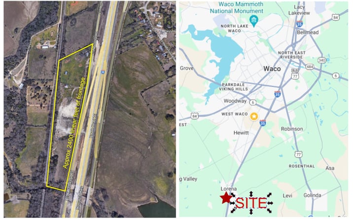 Pictures of Land property located at 810 S Frontage Rd, Lorena, TX 76655 for sales - image #1