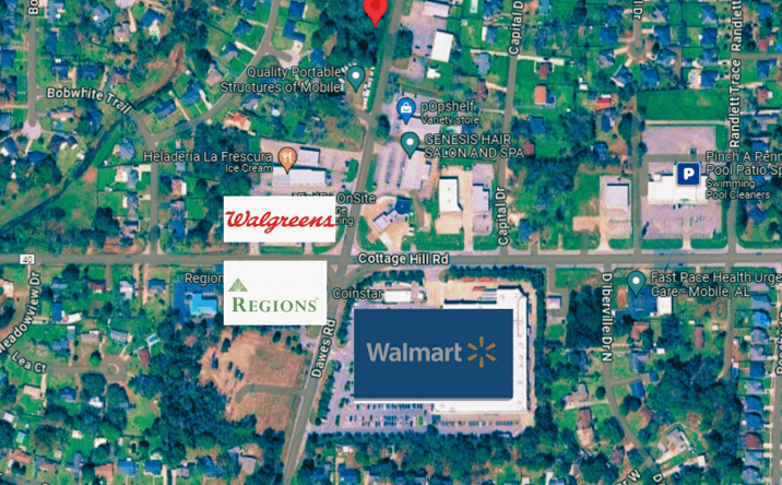 Pictures of Land property located at 2324 Dawes Rd, Mobile, AL 36695 for sales - image #1