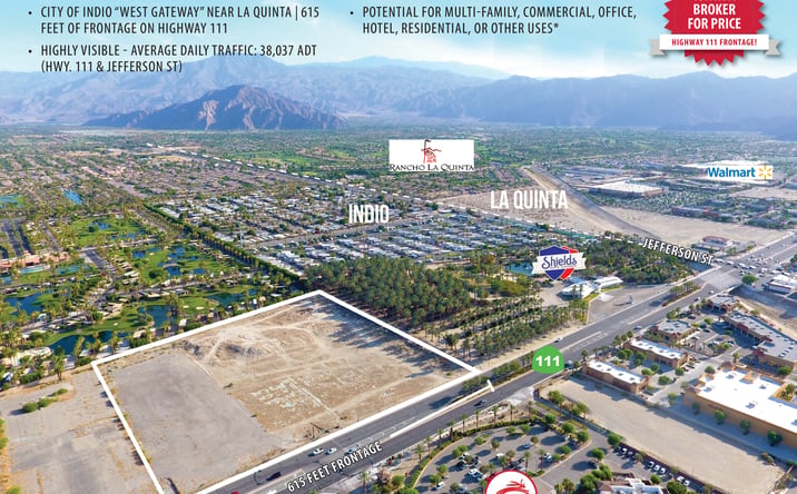 Pictures of Land property located at CA-111, Indio, CA 92201 for sales - image #1