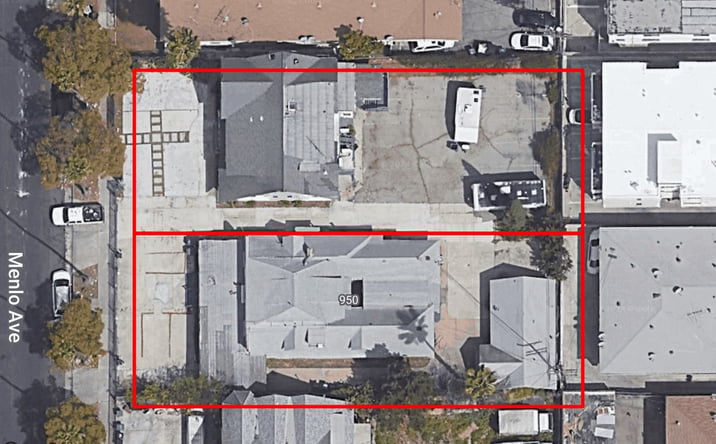 Pictures of Land property located at 946 - 950 Menlo Ave, Los Angeles, CA 90006 for sales - image #1