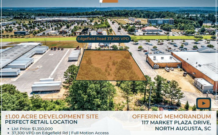 Pictures of Land property located at 117 Market Plaza Dr, North Augusta, SC 29860 for sales - image #1