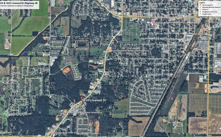 Pictures of Land property located at 1810 Linwood Drive, Paragould, AR 72450 for sales - image #1
