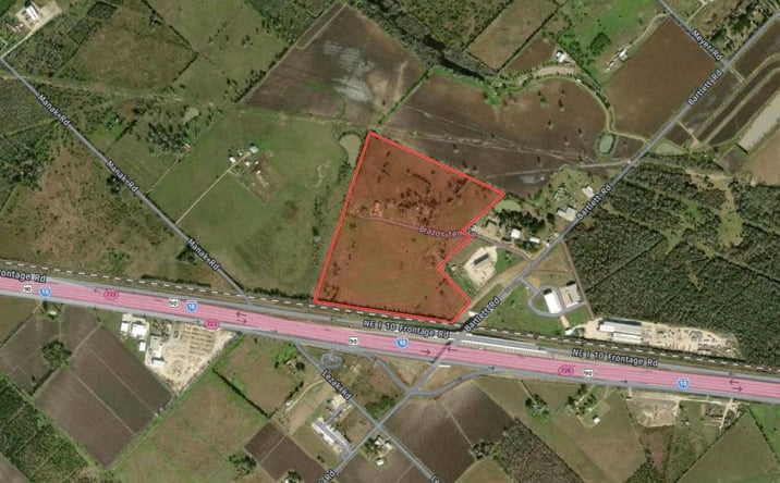 Pictures of Land property located at NW Corner of I-10/Bartlett Rd, Sealy, TX 77474 for sales - image #1