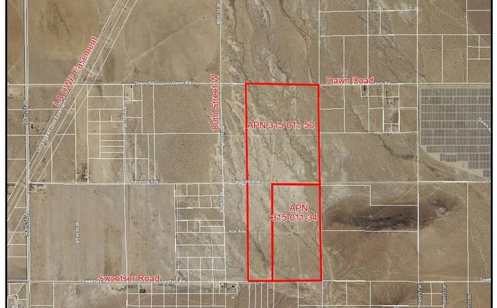 Pictures of Land property located at 75th Street W, Rosamond, CA 93560 for sales - image #1