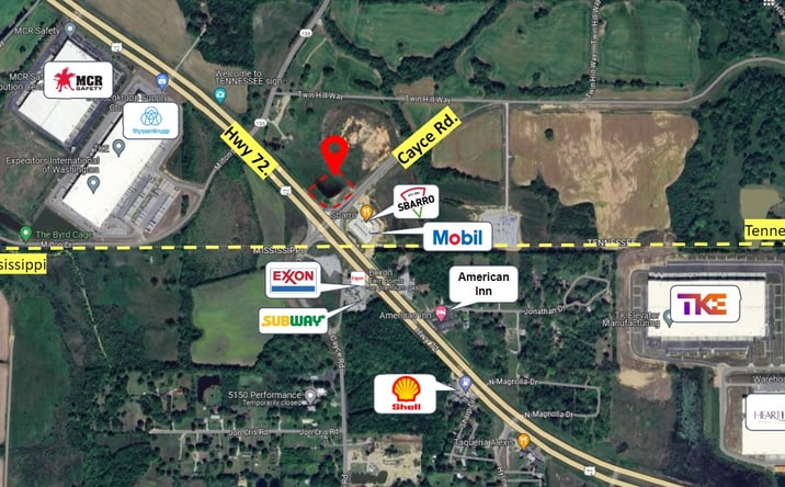 Pictures of Land property located at hwy 72, Piperton, TN 38017 for sales - image #1