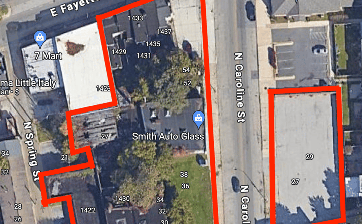 Pictures of Land property located at 1441 E Fayette St, Baltimore, MD 21231 for sales - image #1