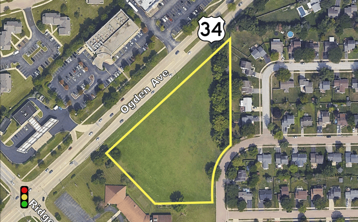 Pictures of Land property located at SEC of Ogden Ave. and Ridge Ave., Aurora, IL 60504 for sales - image #1