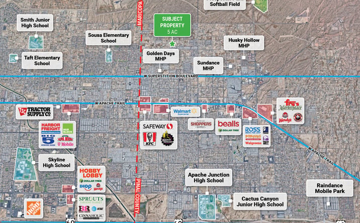 Pictures of Land property located at 1710 N Grand Dr, Apache Junction, AZ 85120 for sales - image #1