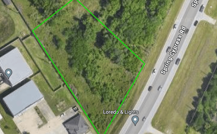 Pictures of Land property located at 8200 Spring Cypress Rd, Spring, TX 77379 for sales - image #1