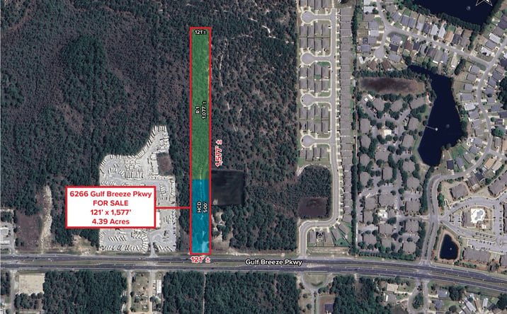 Pictures of Land property located at 6266 Gulf Breeze Pkwy, Gulf Breeze, FL 32563 for sales - image #1