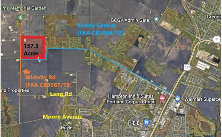 Pictures of Land property located at NEC Buddy Ganem @ Midway FKA CR2004/72 & CR3567/79, Portland, TX 78374 for sales - image #1